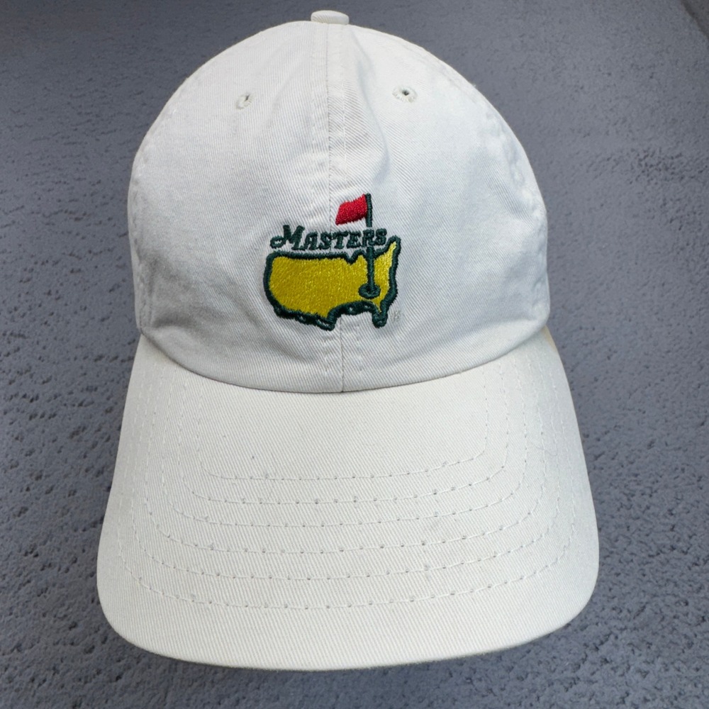 Masters Hat Cap Strap Back Big Flag Logo Augusta ANGC Tournament American Needle